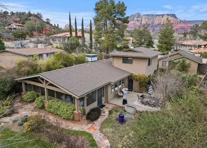Ferienhaus Upscale Uptown Retreat With Hottub And Views Sedona